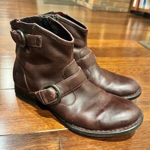 Born Regis Moto Boot Woman 8.5